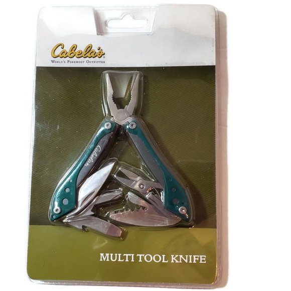 Cabela's Other Cabelas Multi Tool Knife 7 Tools Stainless Steel